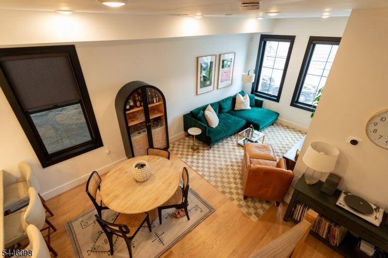 View from stairs