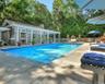 Heated swimming pool and cabana