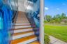 Private Interior Staircase Access to Upstairs Unit