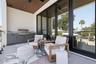 Patio on second floor with outdoor grill