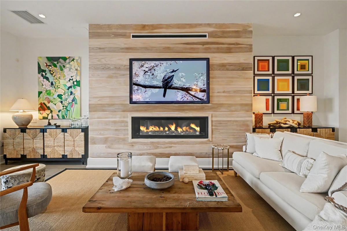 Modern electric fireplace