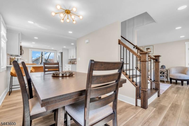 Dining open to kitchen & Lvrm