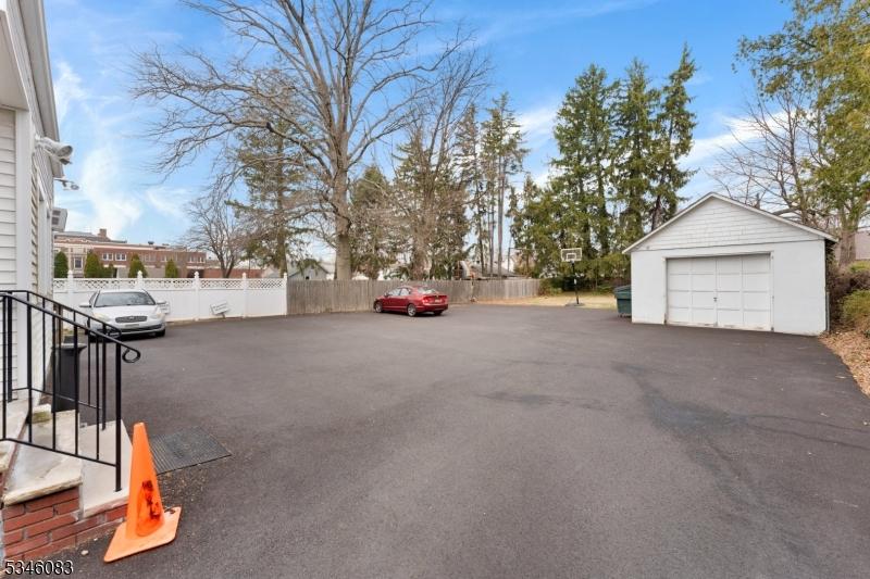 rear parking with garage