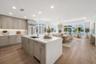 Virtually Staged Kitchen, Dining and Living Room