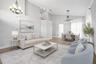 Virtually Staged Living/Dining Room Combo