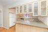 Breakfast bar into kitchen