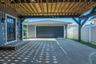 Driveway and garage