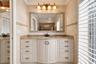 Primary Bathroom - virtual update to cabinet color