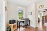 Front office with barn door