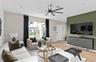 Model Home Design Only. Pictures and furnishings are for illustrative purposes only. Elevations, colors and options may vary. Furniture is for model h
