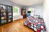 two windows with garden views