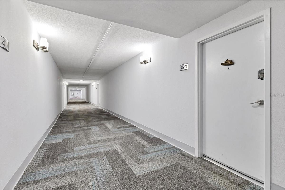 Hallway to Unit 420