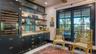 Custom wet bar with wine storage