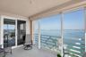 Balcony with water view