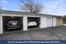 2 car garage with 2 private storages. Can be made 3 car garage easily.