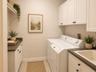 Laundry Room virtually staged