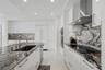Granite countertops in kitchen