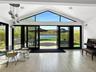 Sliding door access to deck, yard and Hudson River waterfront