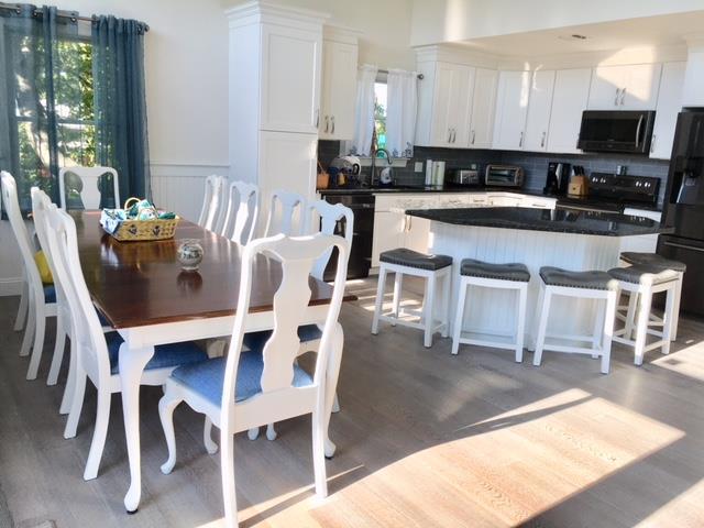 Dining room featuring hardwood / wood-style flooring