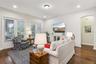 Living Room with Double French Doors to Lanai
