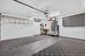 Garage with sink and HVAC relocated