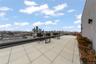 View of patio / terrace with a view of skyline