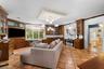 family room with built-in's
