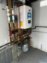 Utility room with water heater