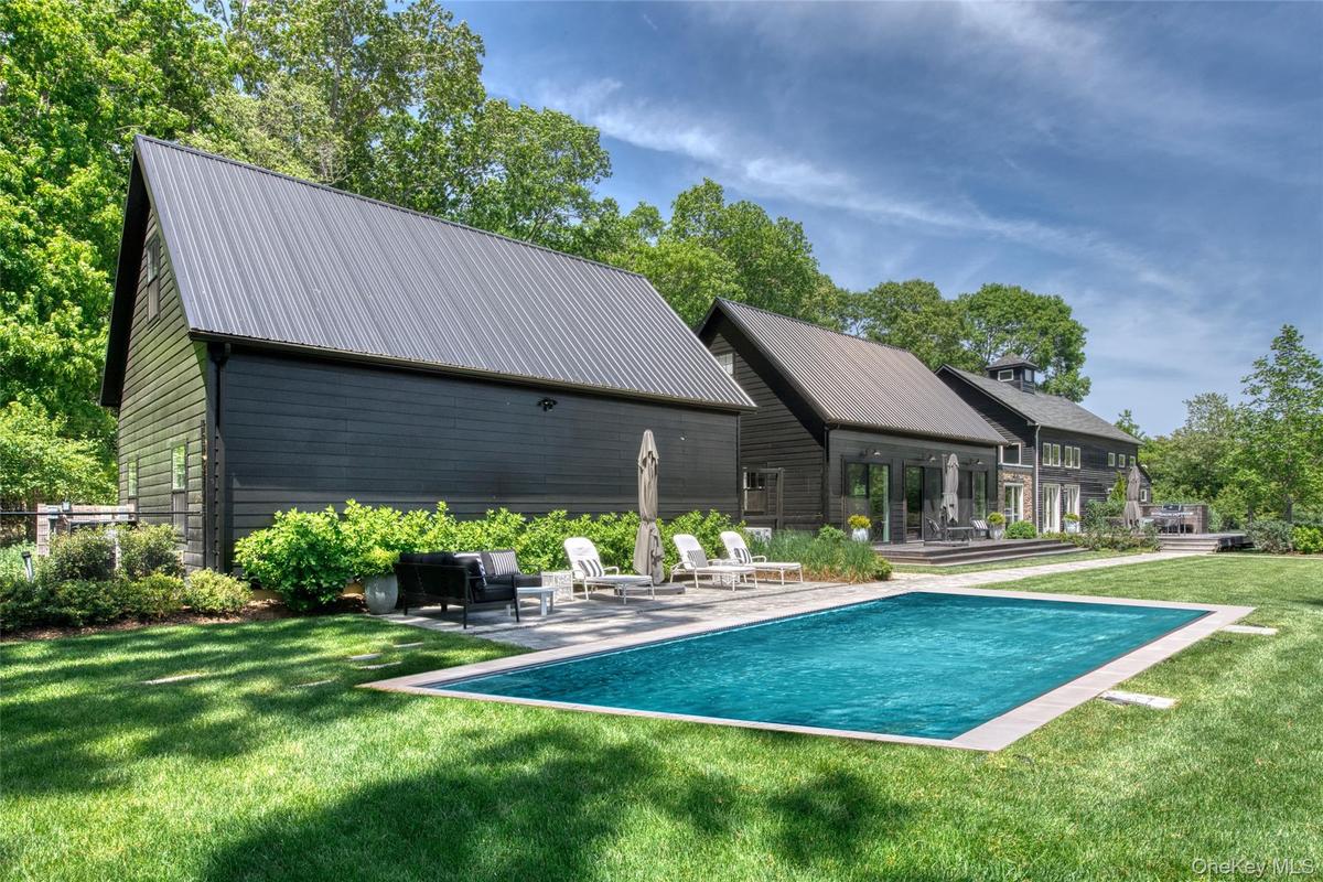 heated, gunite pool