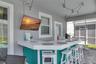 Bar Counter With Mini Fridge