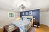 Accent Wall Highlights the Primary Bedroom