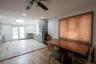 Recessed lighting, wood-finish flooring, skylight, ceiling fan, and sliding glass doors