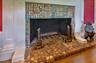 Original tile fireplace