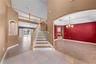 Grand entrance w/ formal dining room on the right.