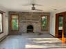 Family room with fireplace