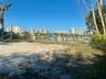 Street view across residential lot