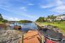The floating dock allows for ease of access to all water activities