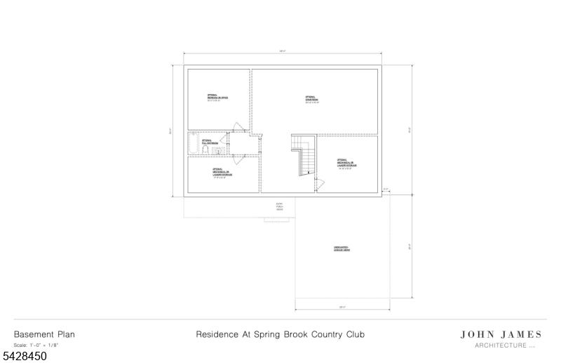 BASEMENT OPTIONAL FLOOR PLAN