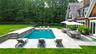 Poolside dining patio