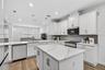 Kitchen with island