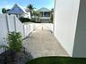 Gated RV Parking view from courtyard