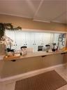 Reception featuring built in desk