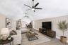 Third level bonus room virtually staged