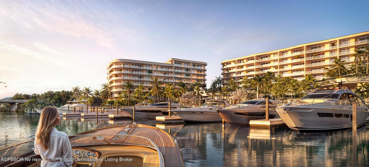 Private 29 slip marina can accommodate boats from 45' to 75'