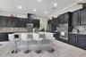 Kitchen with island view