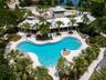 The resort-style community pool and clubhouse.