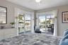 Second bedroom with sliding doors
