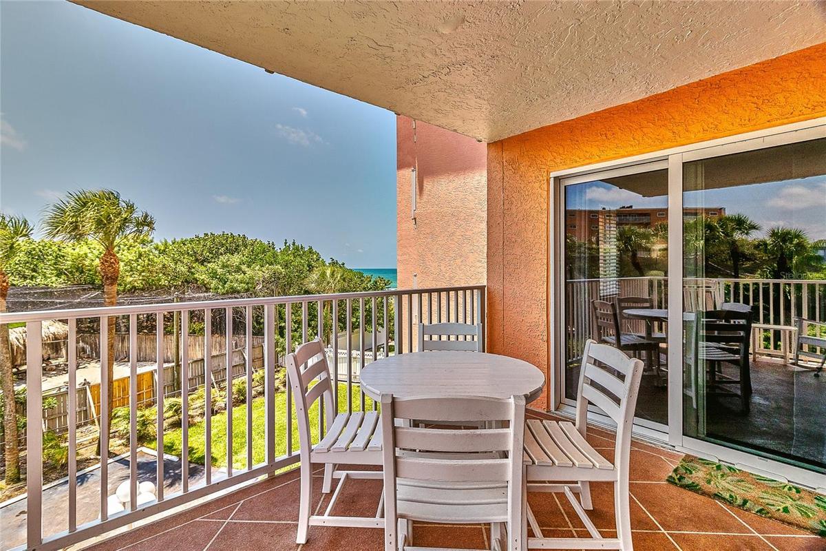 Private balcony
