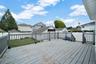 Deck in the back of the house.