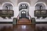 Ballroom with original plaster ceilings and balconies